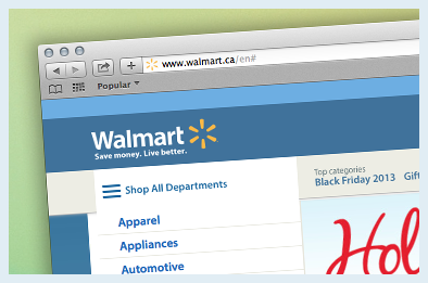 Walmart Website